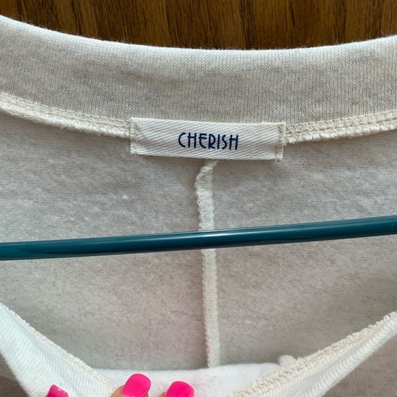 NWT Cherish Balloon Sleeve Sweatshirt M - Picture 3 of 4